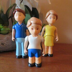 Vintage Little Tikes Dollhouse Figures Family of 3